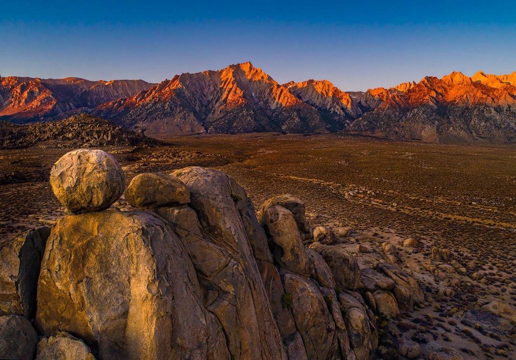 Alabama Hills and the Sierra Nevada, CA