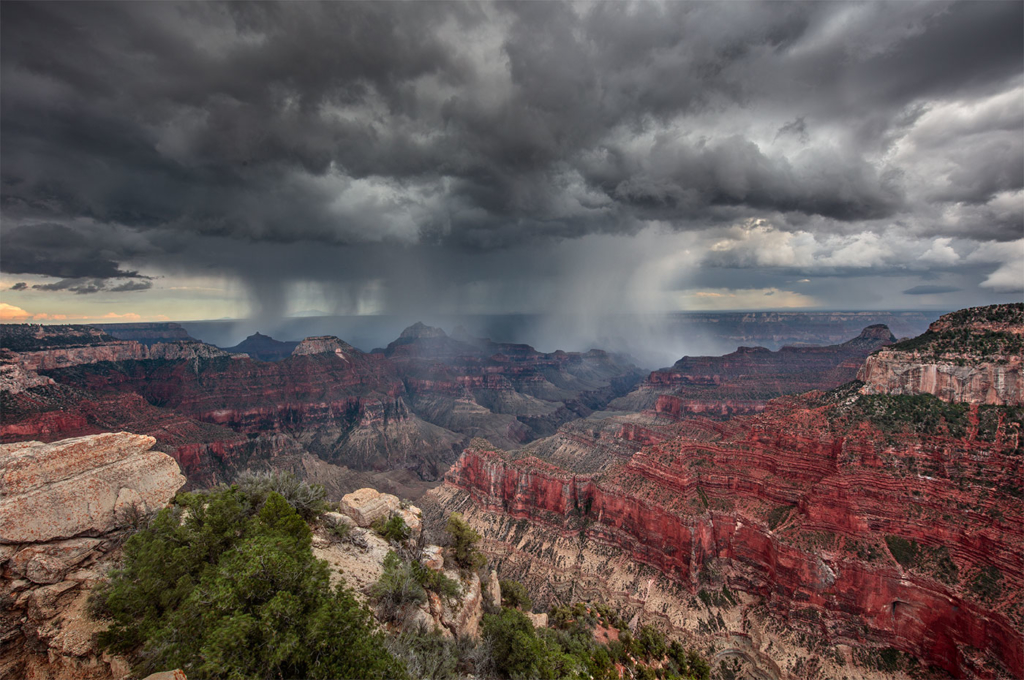 Monsoon over the Grand Canyon