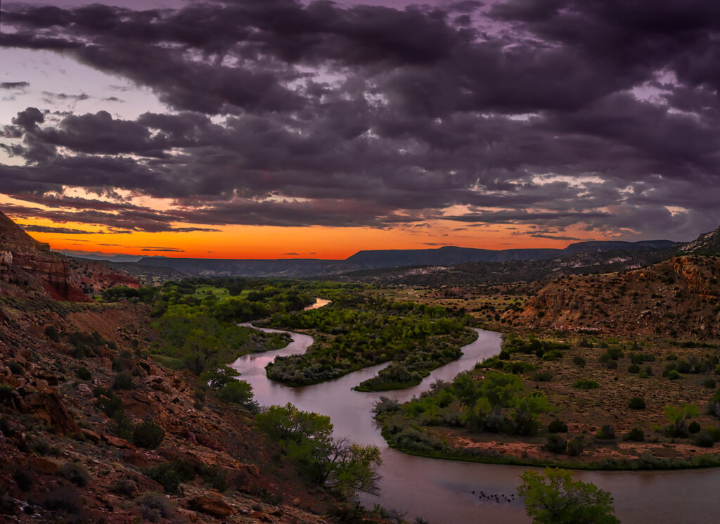 The Chama River Canyon, Abiquiu, New Mexico